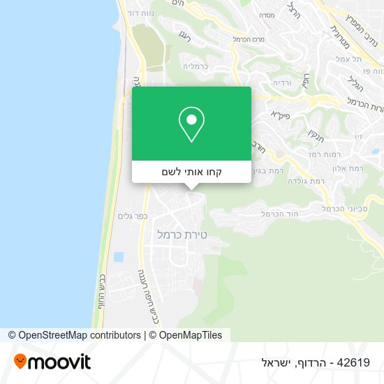 מפת 42619 - הרדוף