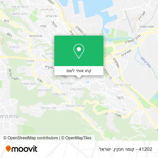 מפת 41202 - קומוי חנקין