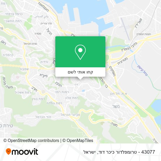 מפת 43077 - טרומפלדור כיכר דוד