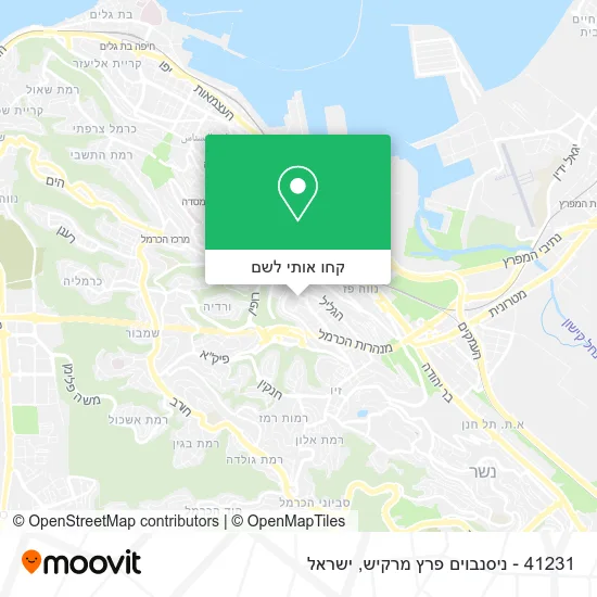 מפת 41231 - ניסנבוים פרץ מרקיש