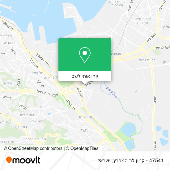 מפת 47541 - קניון לב המפרץ