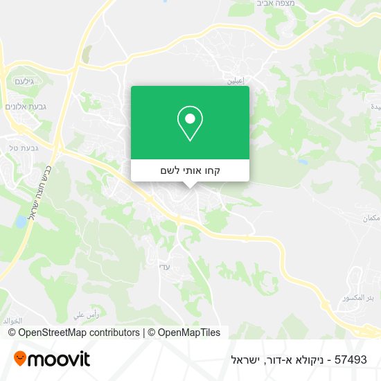 מפת 57493 - ניקולא א-דור