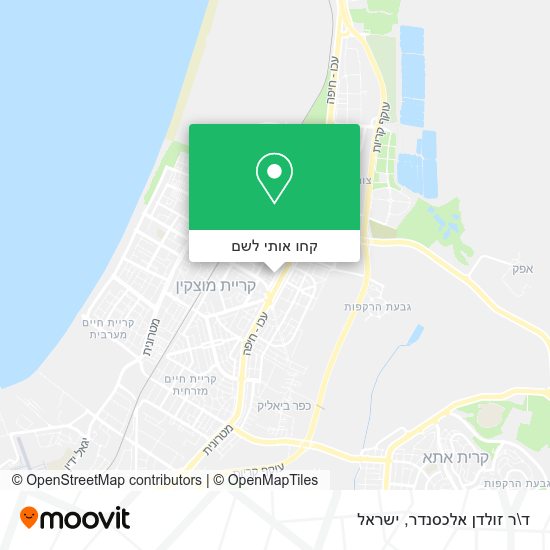 מפת ד\ר זולדן אלכסנדר
