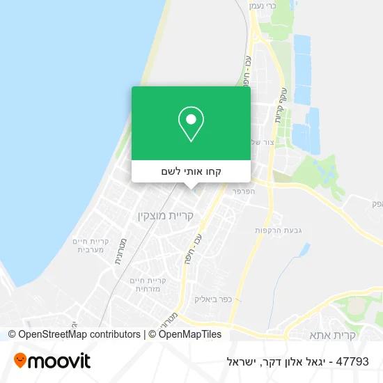מפת 47793 - יגאל אלון דקר