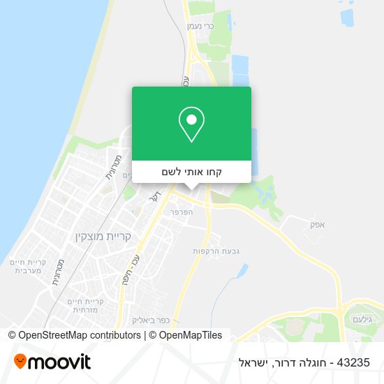 מפת 43235 - חוגלה דרור