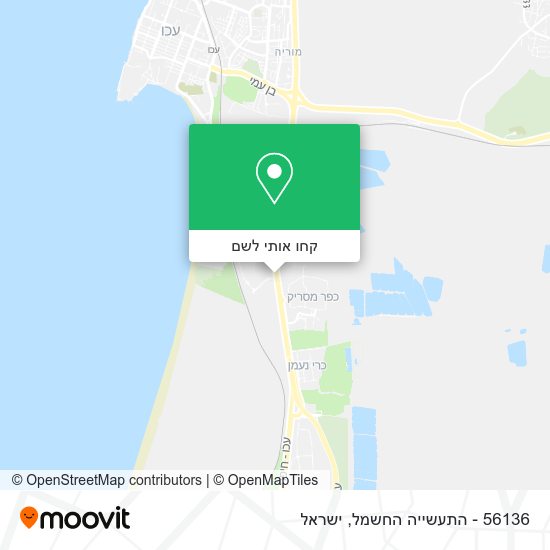 מפת 56136 - התעשייה החשמל