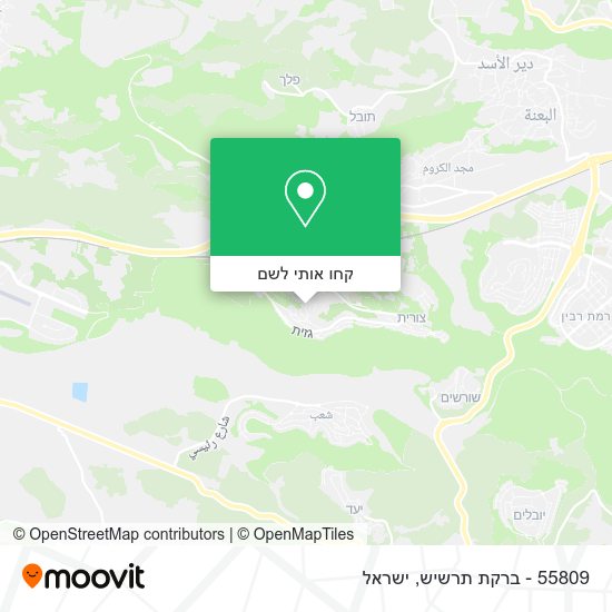 מפת 55809 - ברקת תרשיש