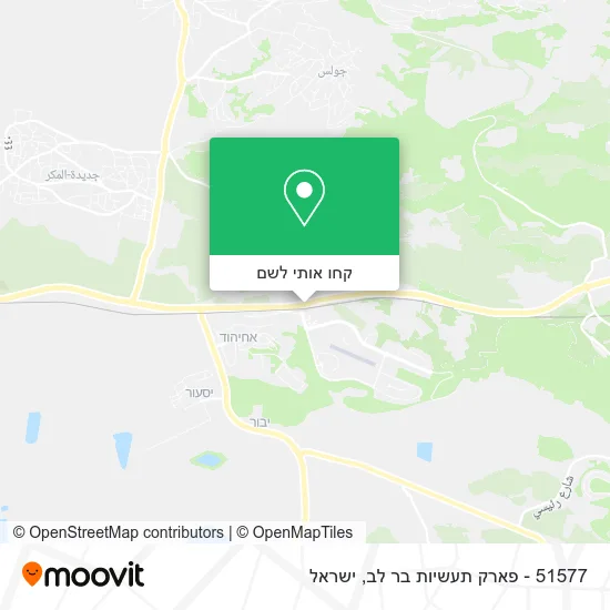 מפת 51577 - פארק תעשיות בר לב
