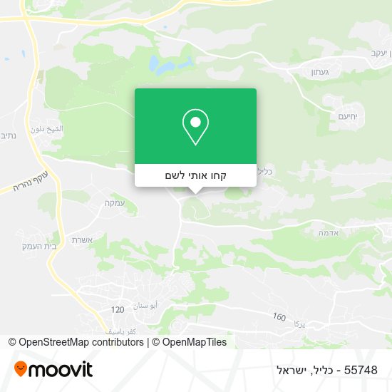 מפת 55748 - כליל