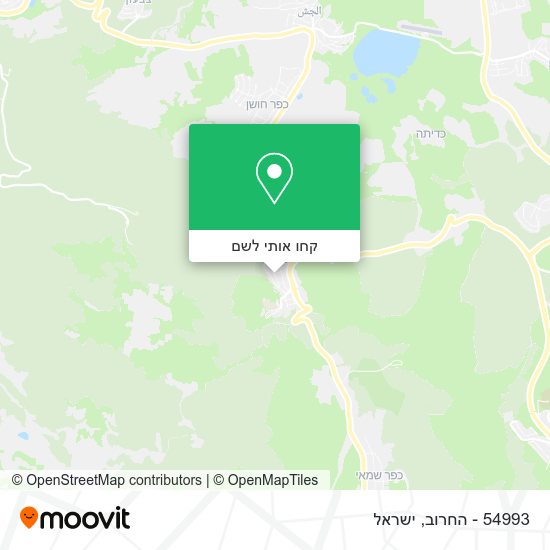 מפת 54993 - החרוב
