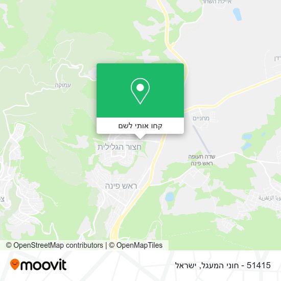 מפת 51415 - חוני המעגל