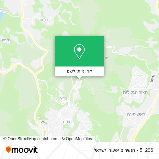 מפת 51296 - הנשרים יסעור
