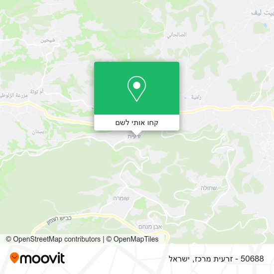 מפת 50688 - זרעית מרכז