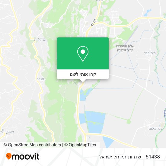 מפת 51438 - שדרות תל חי