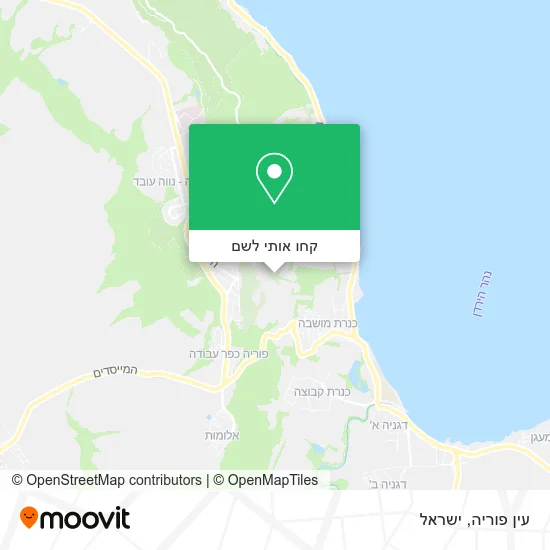 מפת עין פוריה