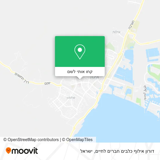 מפת דורון אילוף כלבים חברים לחיים