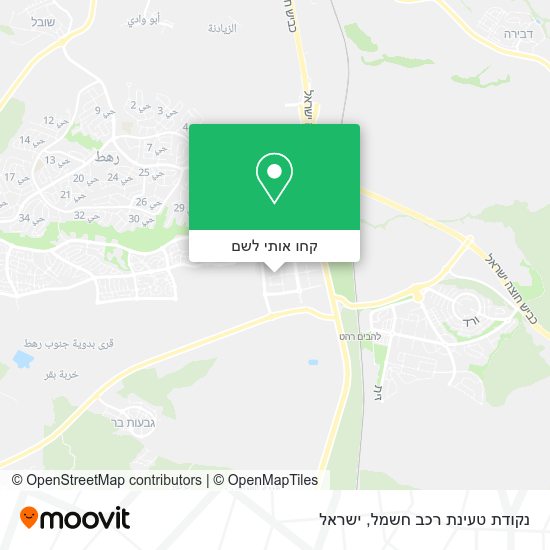 מפת נקודת טעינת רכב חשמל