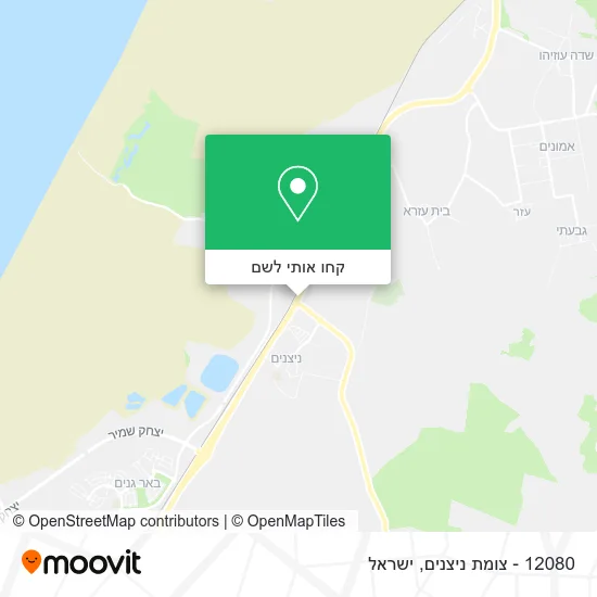 מפת 12080 - צומת ניצנים