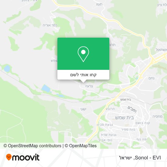 מפת Sonol - EVI