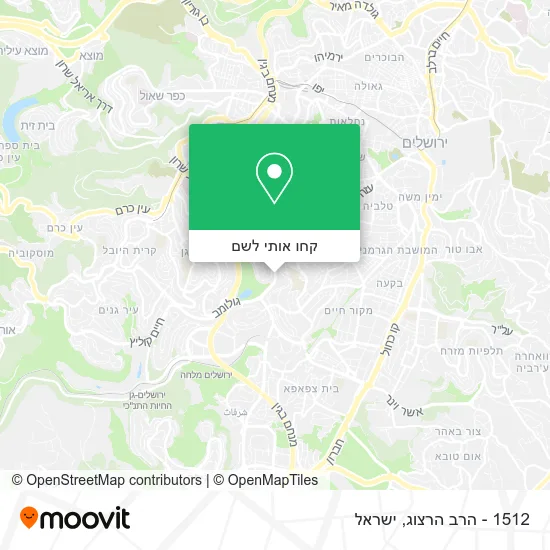 מפת 1512 - הרב הרצוג