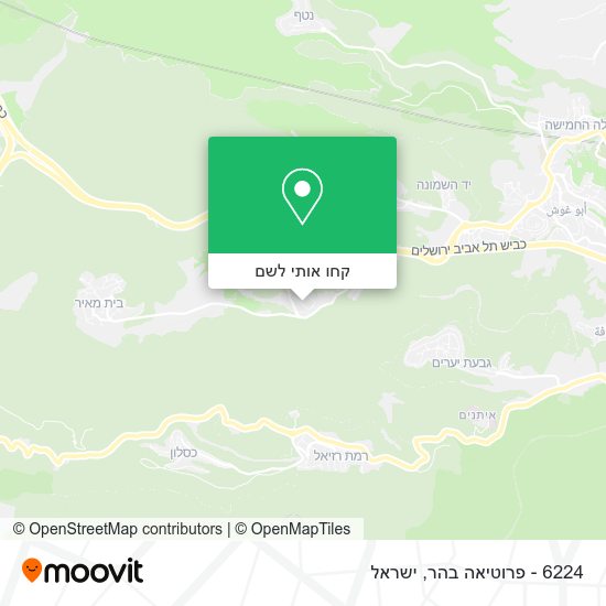 מפת 6224 - פרוטיאה בהר