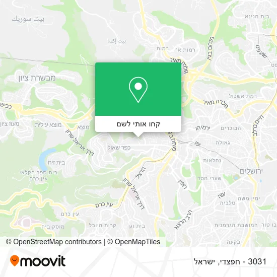 מפת 3031 - חפצדי