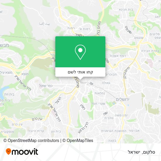 מפת סלקום