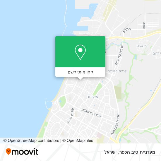מפת מעדניית טיב הכפר