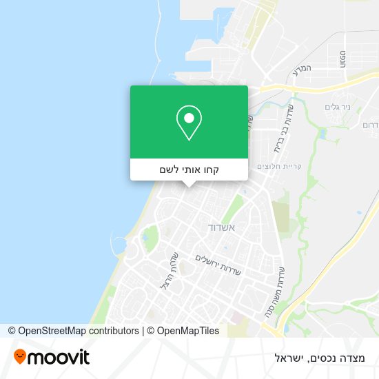 מפת מצדה נכסים