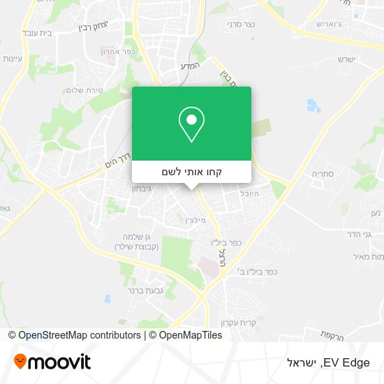 מפת EV Edge