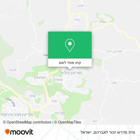 מפת מית מדרש זכור לאברהם