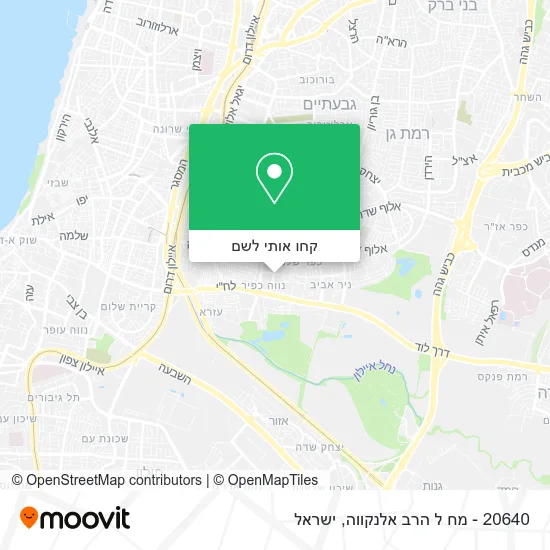 מפת 20640 - מח ל הרב אלנקווה