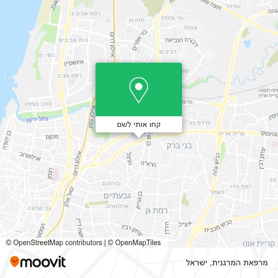 מפת מרפאת המרגנית