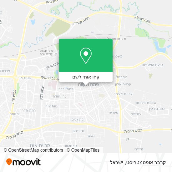 מפת קרבר אופטמטריסט