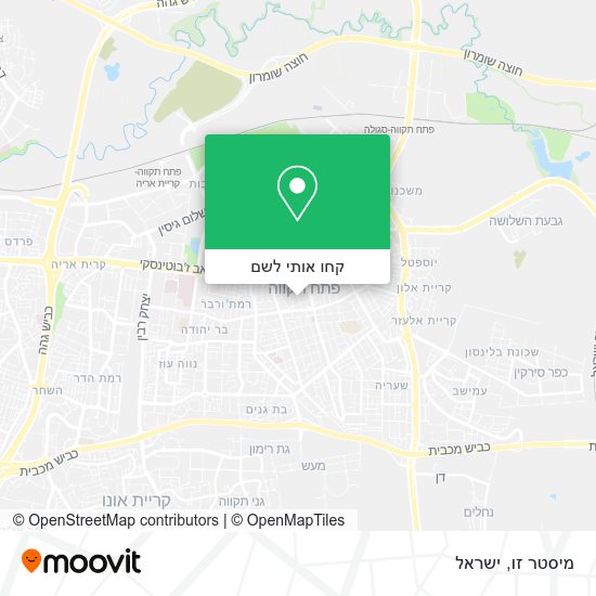 מפת מיסטר זו