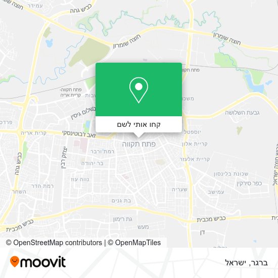 מפת ברגר