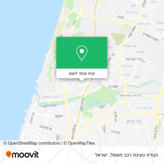 מפת נקודת טעינת רכב חשמל