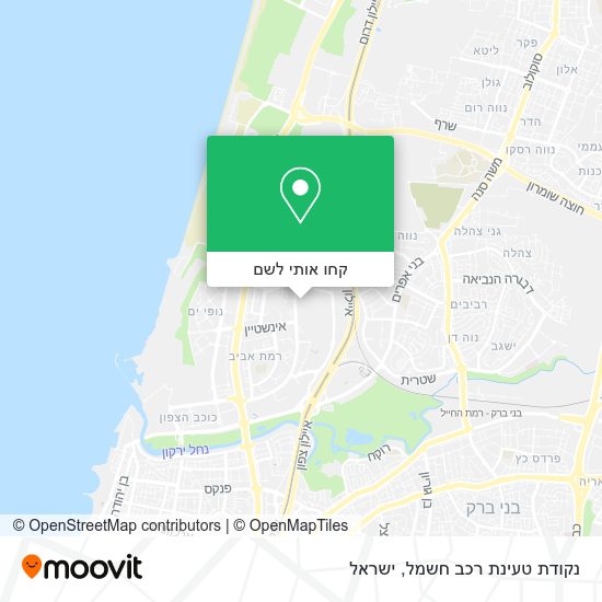 מפת נקודת טעינת רכב חשמל