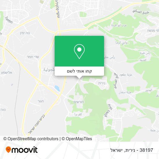 מפת 38197 - נירית