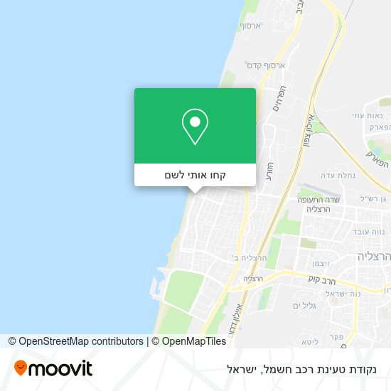 מפת נקודת טעינת רכב חשמל