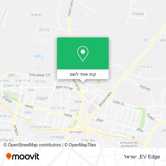 מפת EV Edge