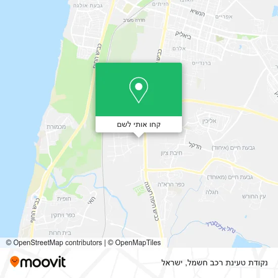 מפת נקודת טעינת רכב חשמל