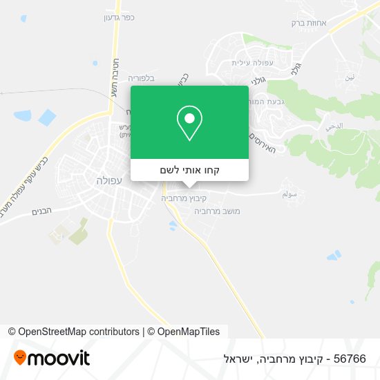 מפת 56766 - קיבוץ מרחביה
