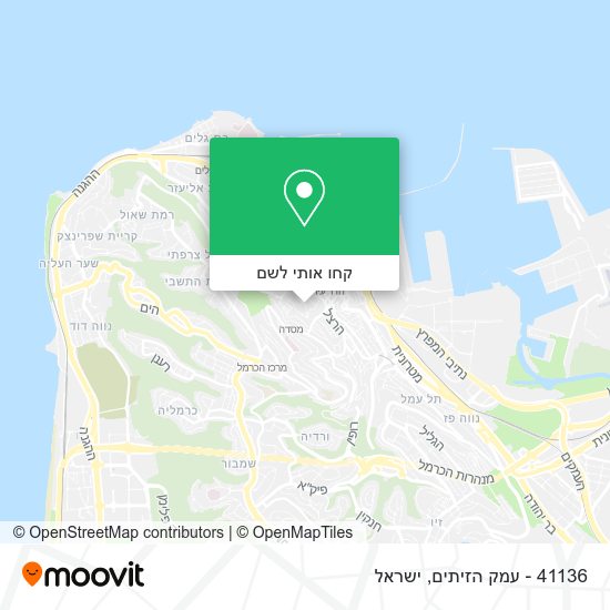מפת 41136 - עמק הזיתים