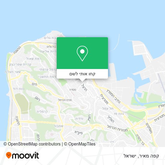 מפת קפה מאיר