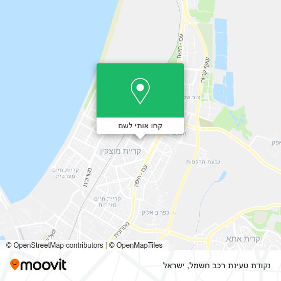 מפת נקודת טעינת רכב חשמל