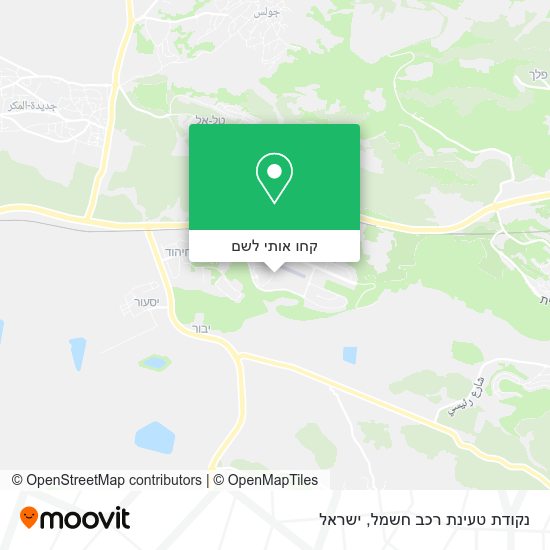 מפת נקודת טעינת רכב חשמל