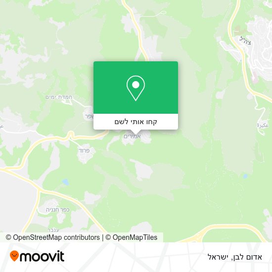 מפת אדום לבן