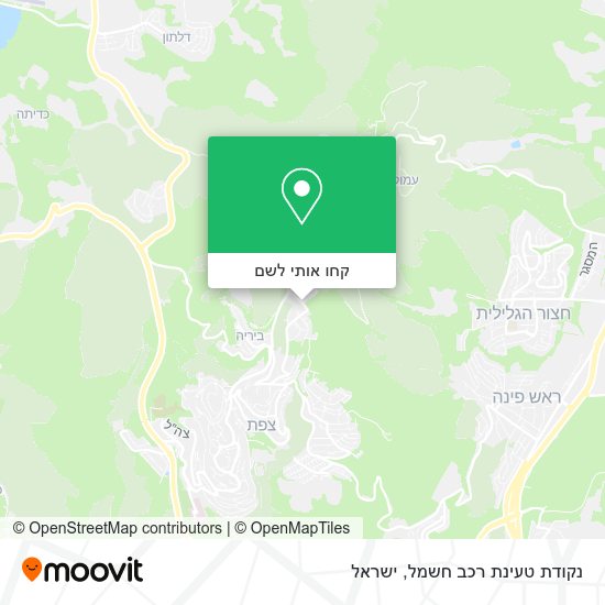 מפת נקודת טעינת רכב חשמל