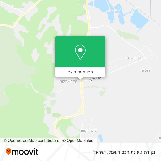 מפת נקודת טעינת רכב חשמל